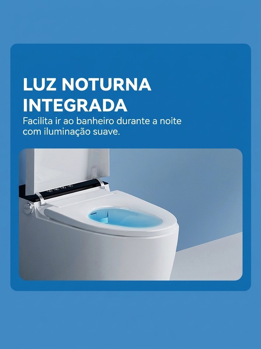Luz noturna integrada