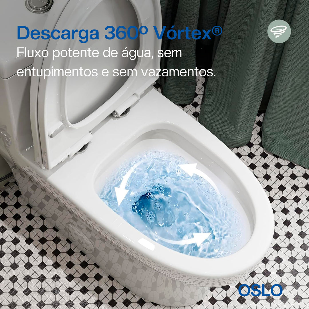 Vaso Sanitário Monobloco Premium Gaia OSLO - Foto 5