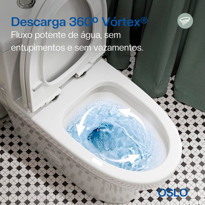 Vaso Sanitário Monobloco Premium Gaia OSLO - Foto 5