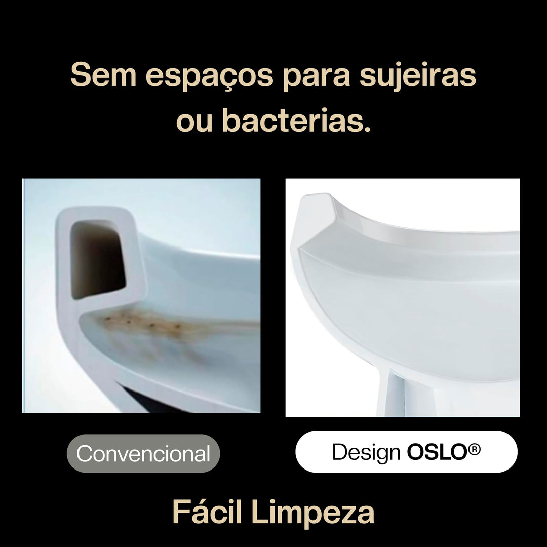 Vaso Sanitário Monobloco Premium Dourado Grammes OSLO - Foto 7