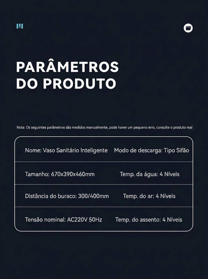 Vaso Smart Sophia