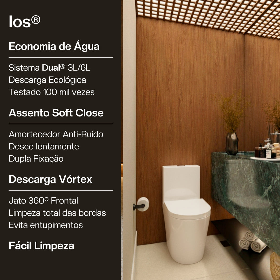 Vaso Sanitário Monobloco Grande Ios OSLO - Foto 5
