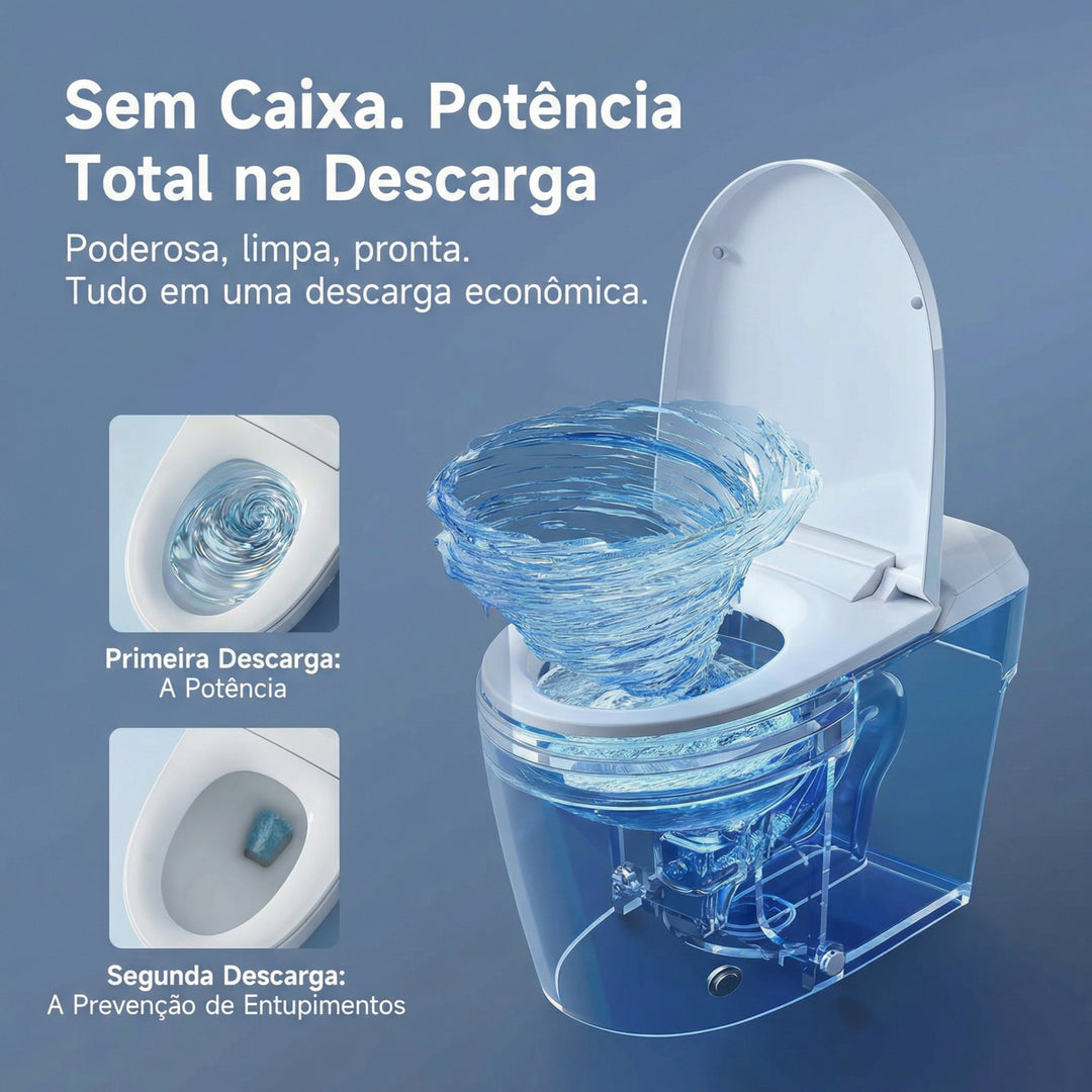 Vaso Sanitário Inteligente Myk OSLO sem eletricidade - Foto 14