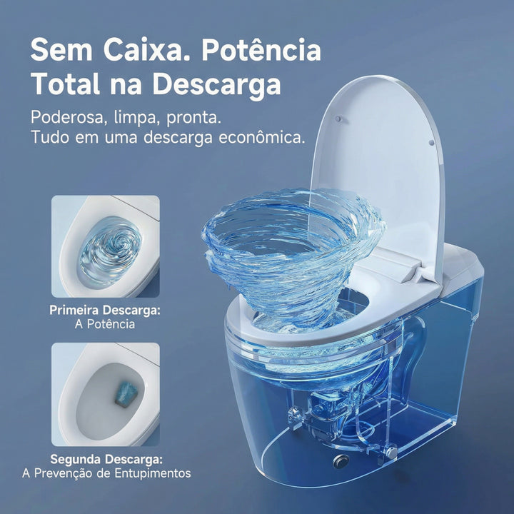 Vaso Sanitário Inteligente Myk OSLO sem eletricidade - Foto 14