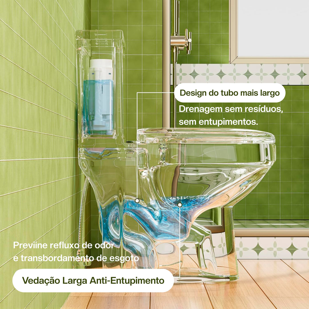 Vaso Sanitário Monobloco Premium Naxos OSLO - Foto 6