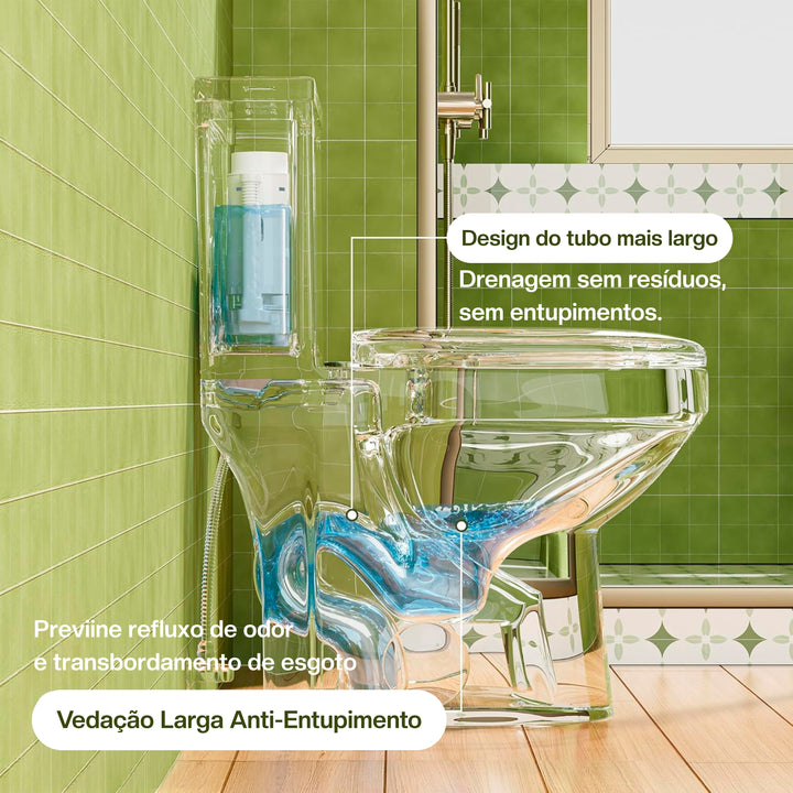 Vaso Sanitário Monobloco Premium Naxos OSLO - Foto 6