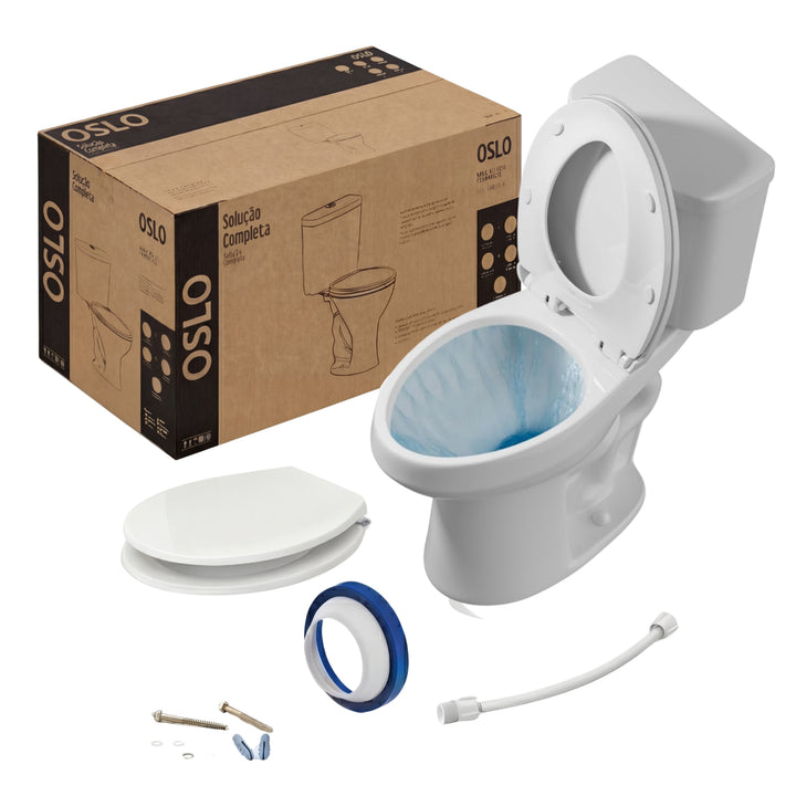 Kit Vaso Sanitário Poli OSLO Caixa Acoplada - Foto 11
