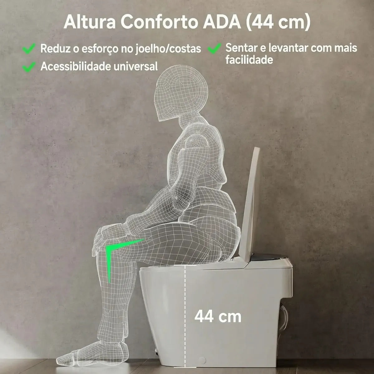 Altura ideal para o seu conforto